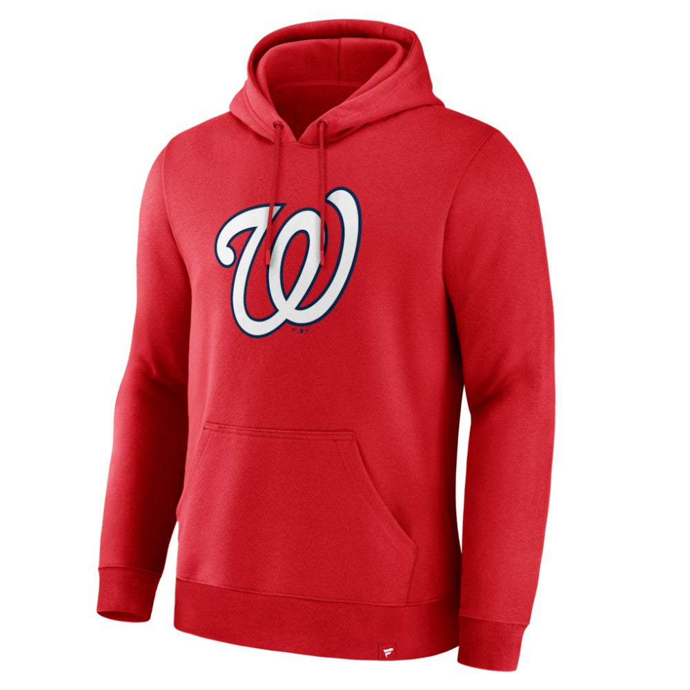 Washington Nationals Fanatics Primary Logo Legacy Hoodie - Red Hoodies