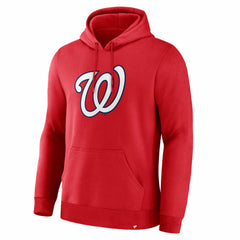 Washington Nationals Fanatics Primary Logo Legacy Hoodie - Red Hoodies