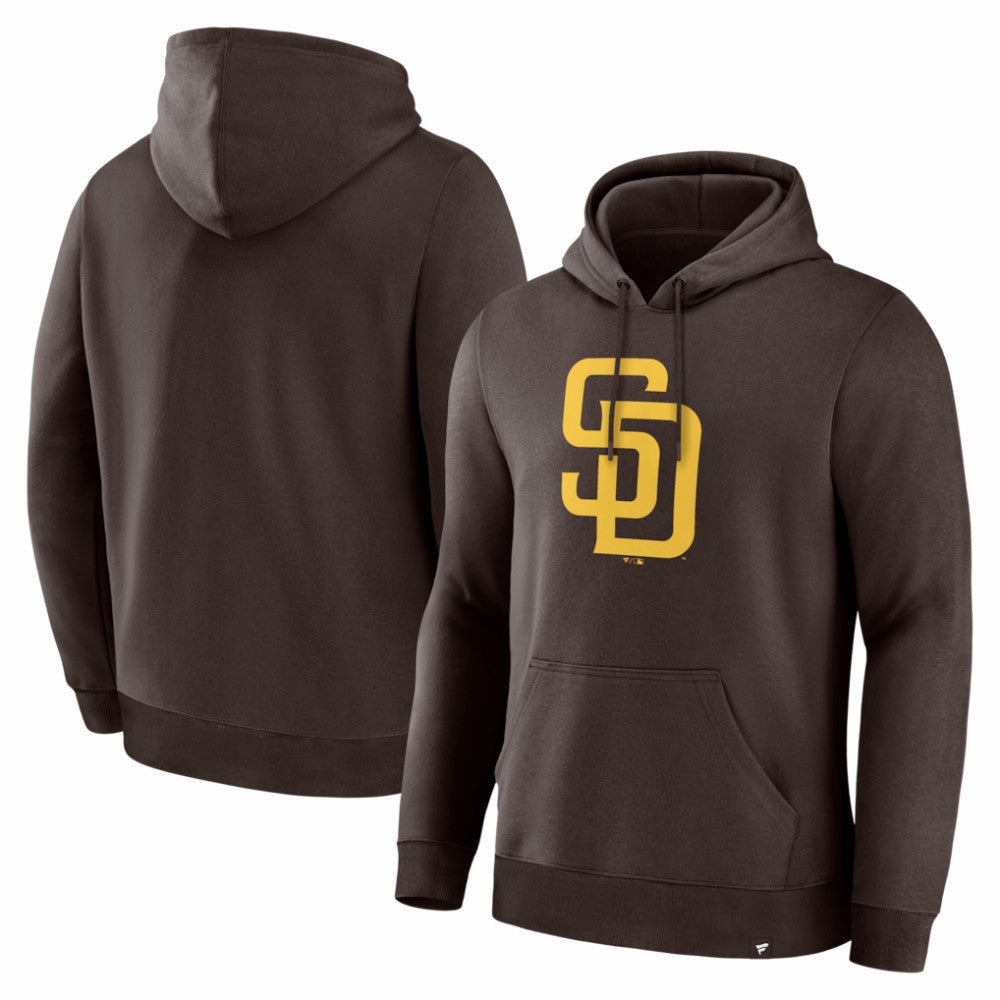 San Diego Padres Fanatics Primary Logo Legacy Hoodie - Brown Hoodies
