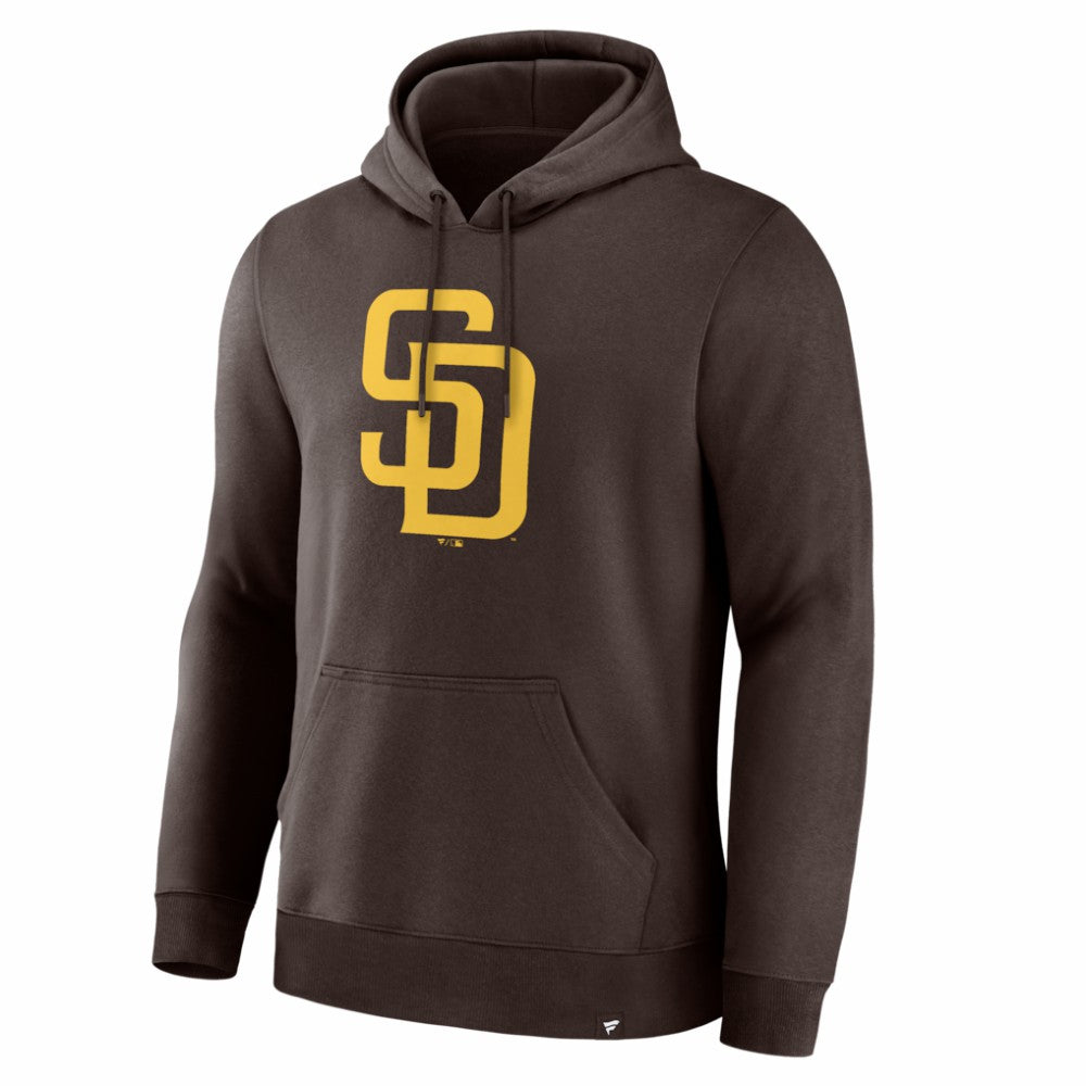 San Diego Padres Fanatics Primary Logo Legacy Hoodie - Brown Hoodies