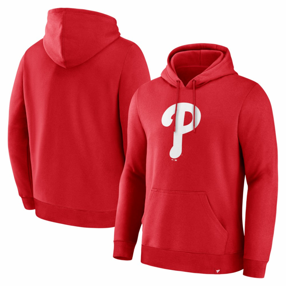 Philadelphia Phillies Fanatics Primary Logo Legacy Hoodie - Red Hoodies