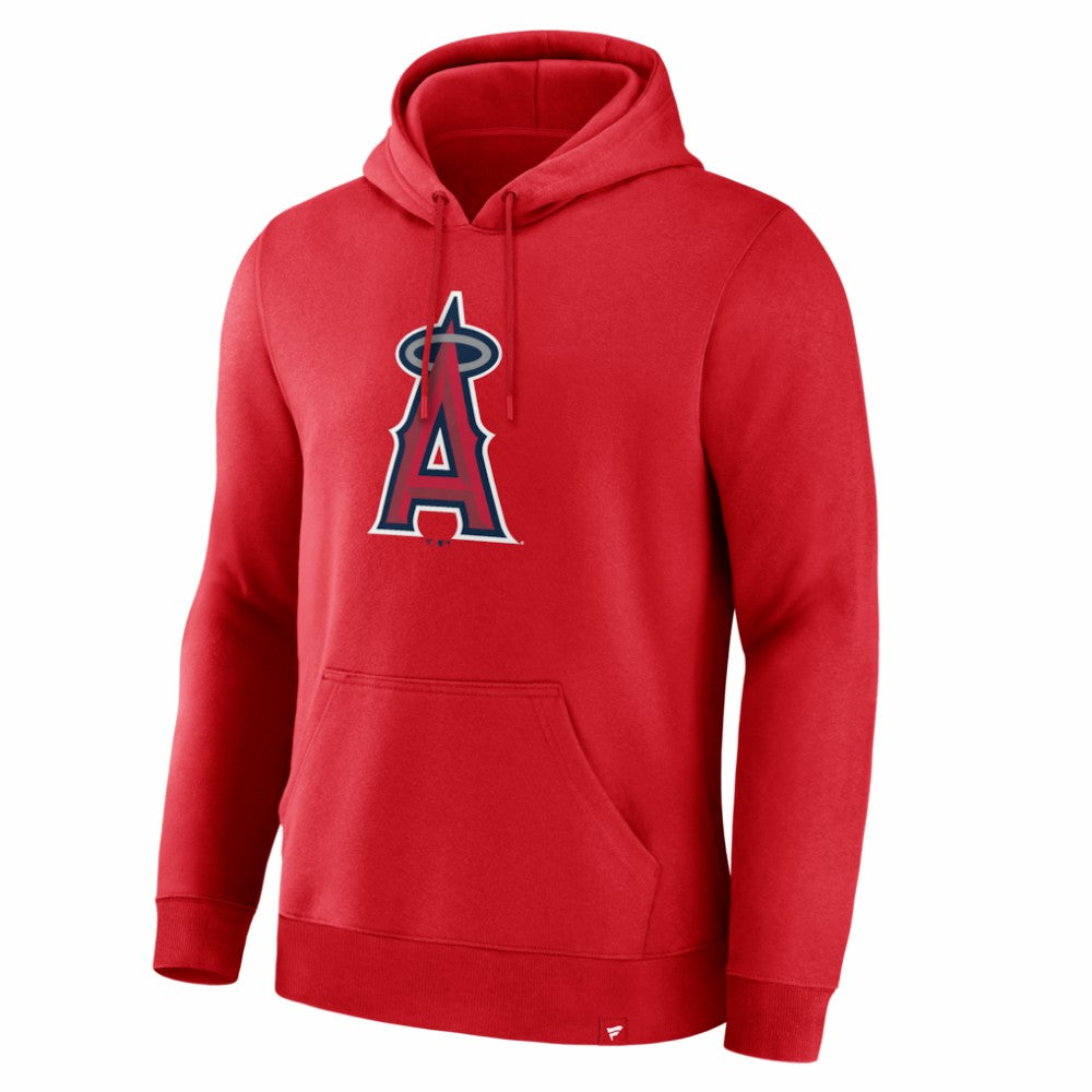 Los Angeles Angels Fanatics Primary Logo Legacy Hoodie - Red Hoodies