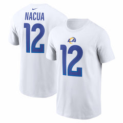 Puka Nacua Los Angeles Rams Player Name & Number T-Shirt White