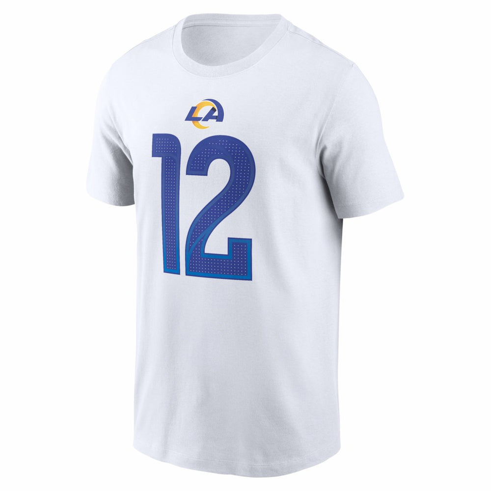 Puka Nacua Los Angeles Rams Player Name & Number T-Shirt White