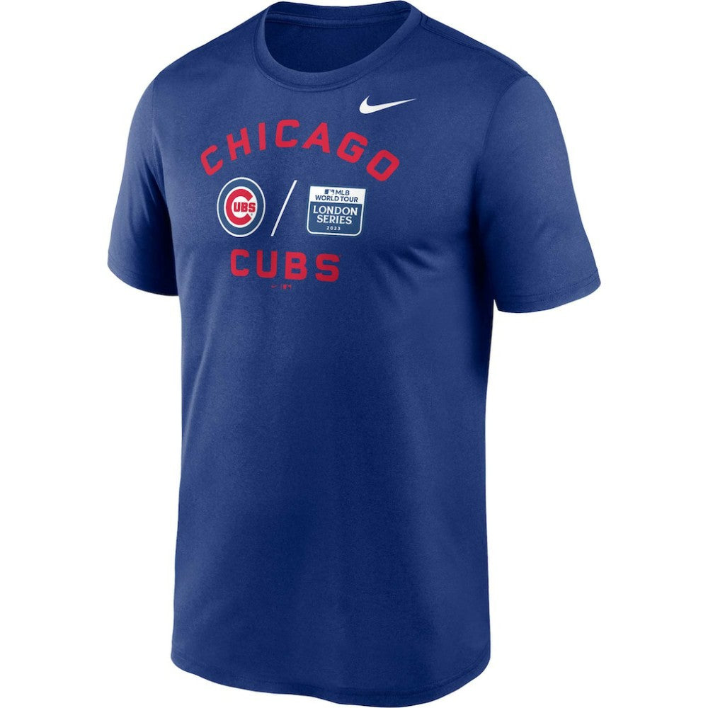 Chicago Cubs Nike 2023 MLB World Tour: London Series Legend Performance T-Shirt - Royal T-shirts