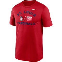 St. Louis Cardinals Nike 2023 MLB World Tour: London Series Legend Performance T-Shirt - Red T-shirts
