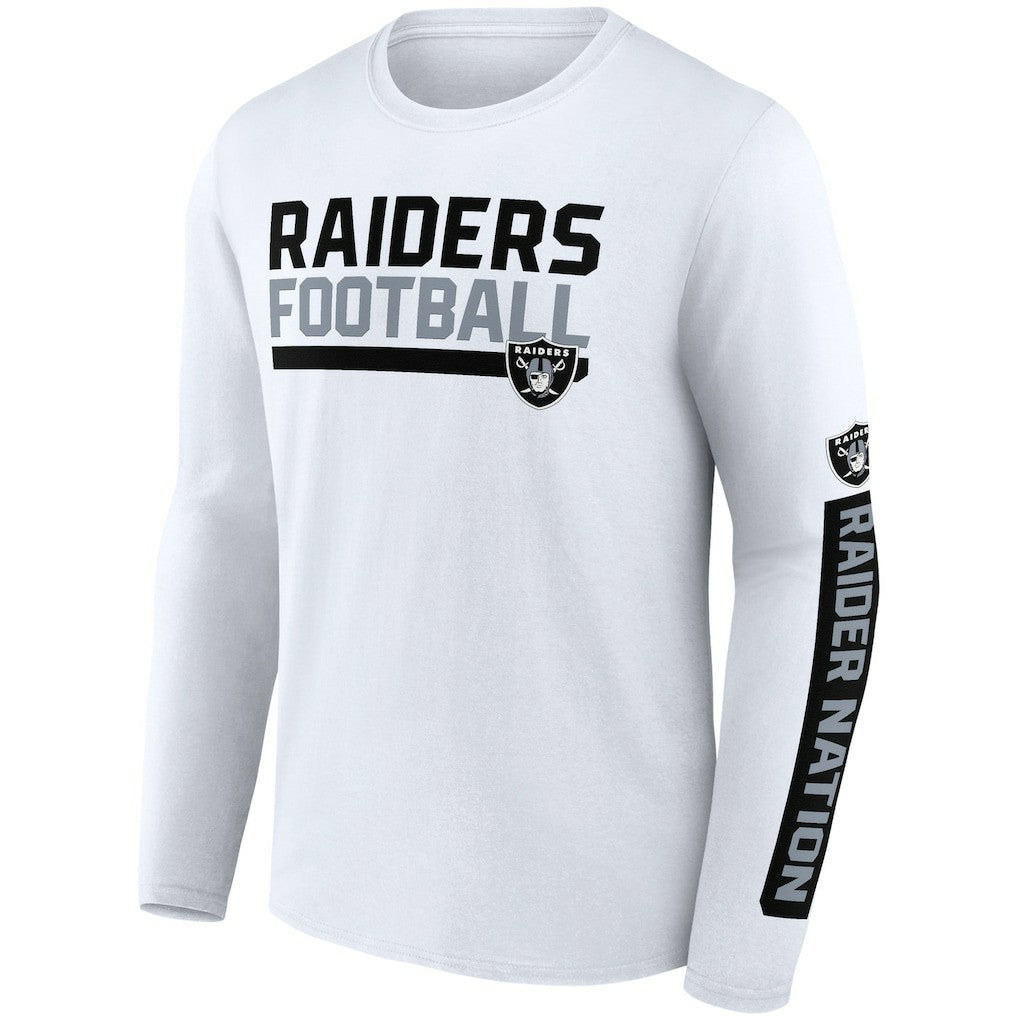 Las Vegas Raiders Two-Pack 2023 Schedule T-Shirt Combo Set Black/White