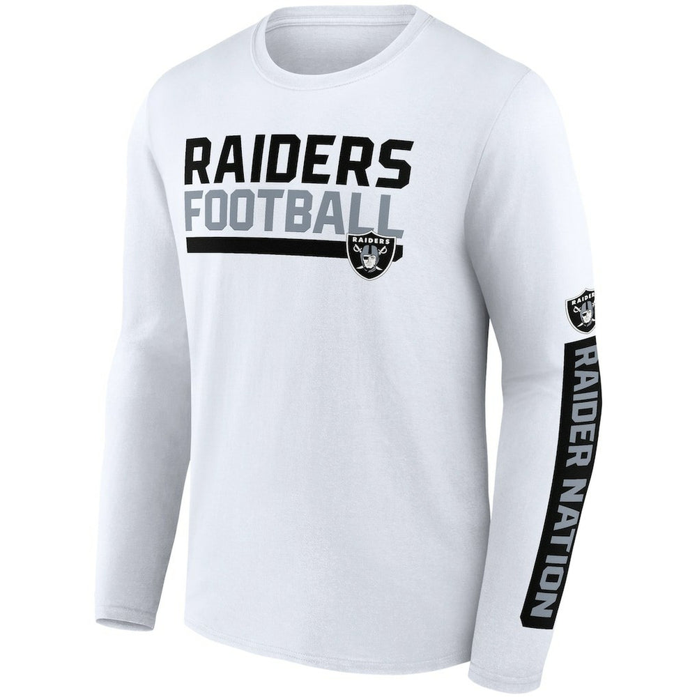 Las Vegas Raiders Two-Pack 2023 Schedule T-Shirt Combo Set Black/White