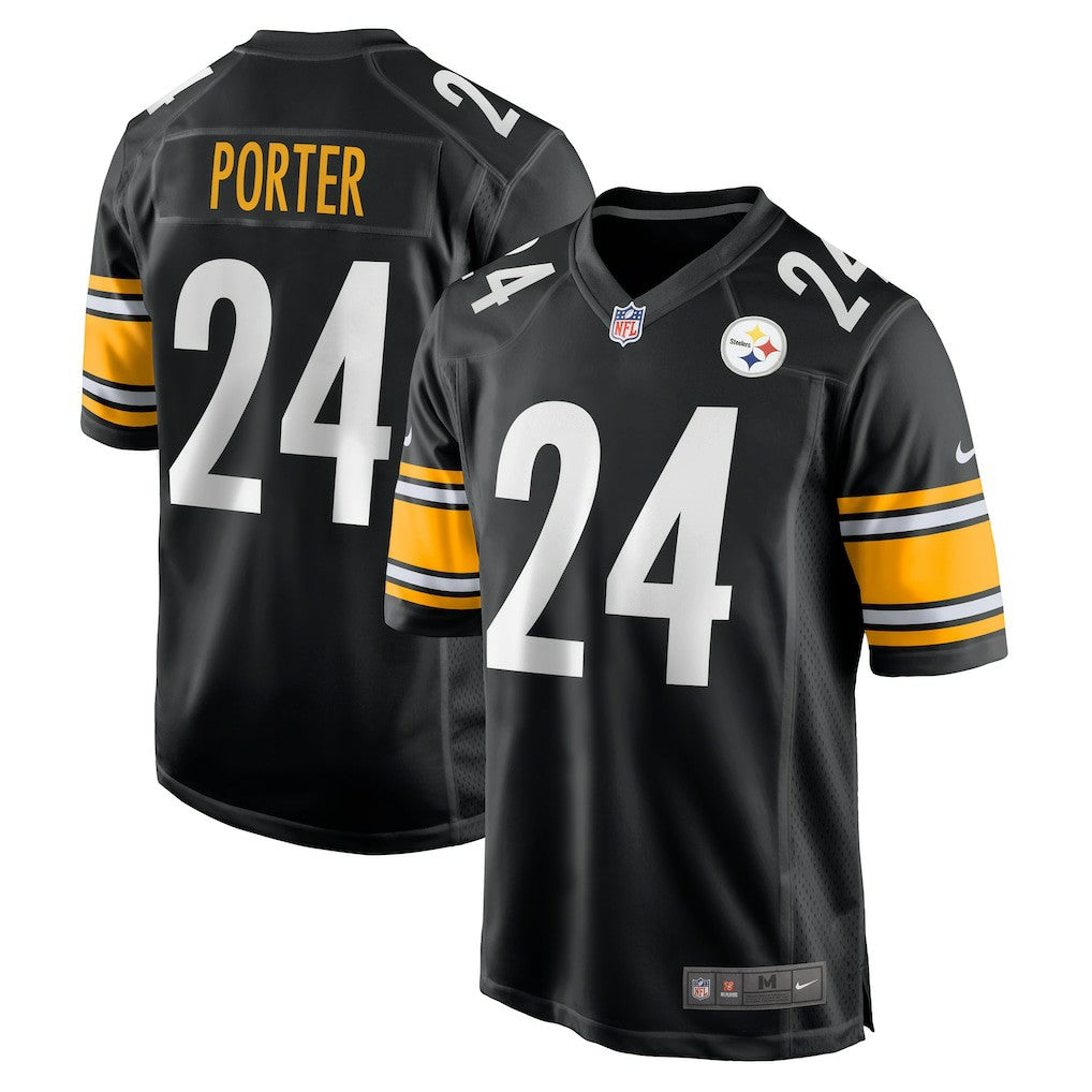 Joey Porter Jr. Pittsburgh Steelers Game Jersey Black