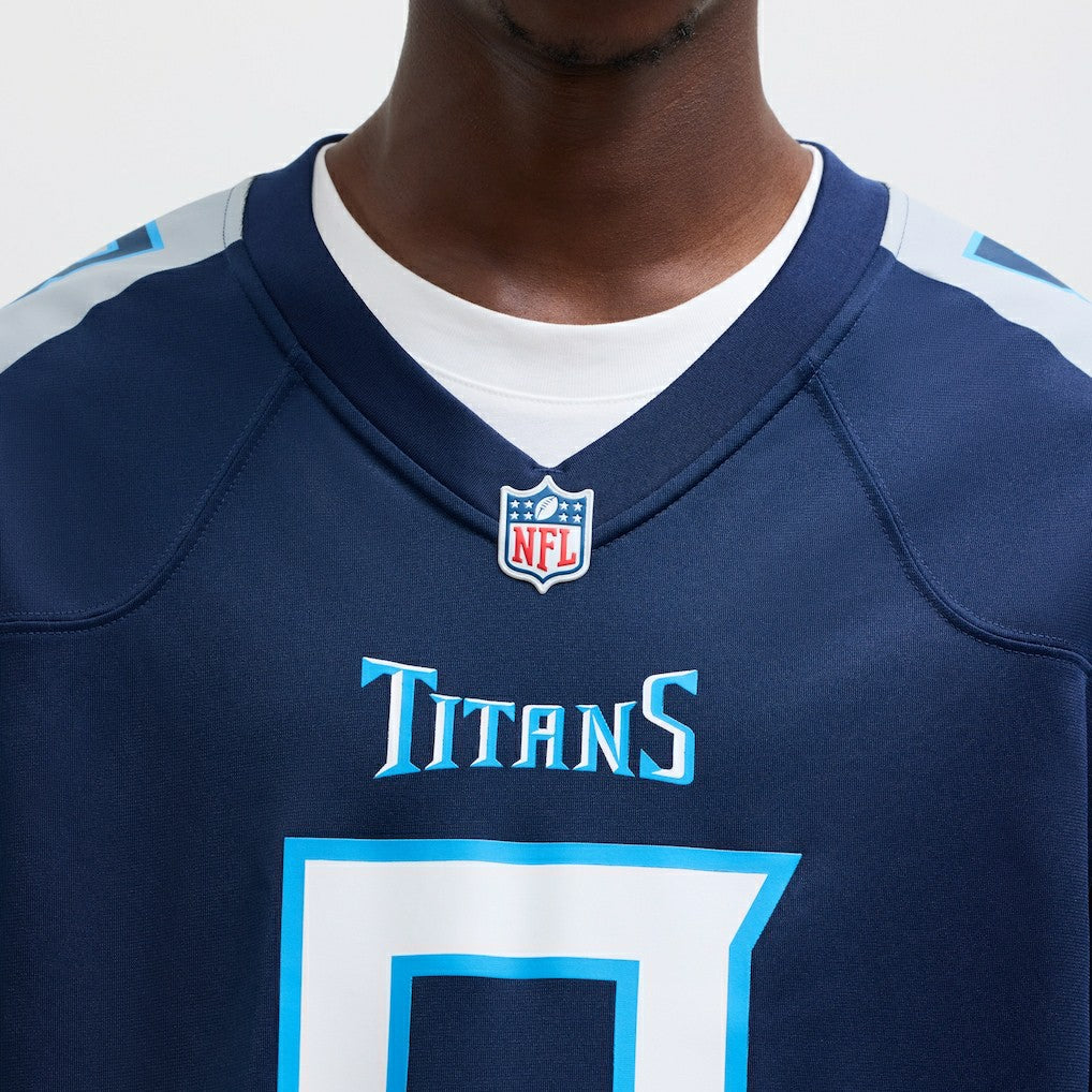 Will Levis Tennessee Titans Game Jersey Navy