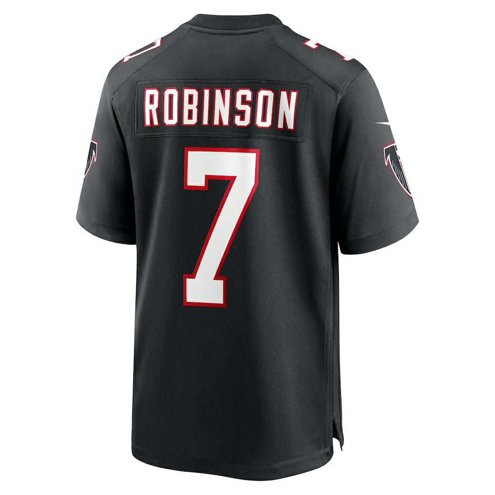 Bijan Robinson Atlanta Falcons Throwback Game Jersey Black
