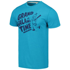 Seattle Mariners Homage Grand Salami Time Hyper Local Tri-Blend T-Shirt - Teal T-shirts