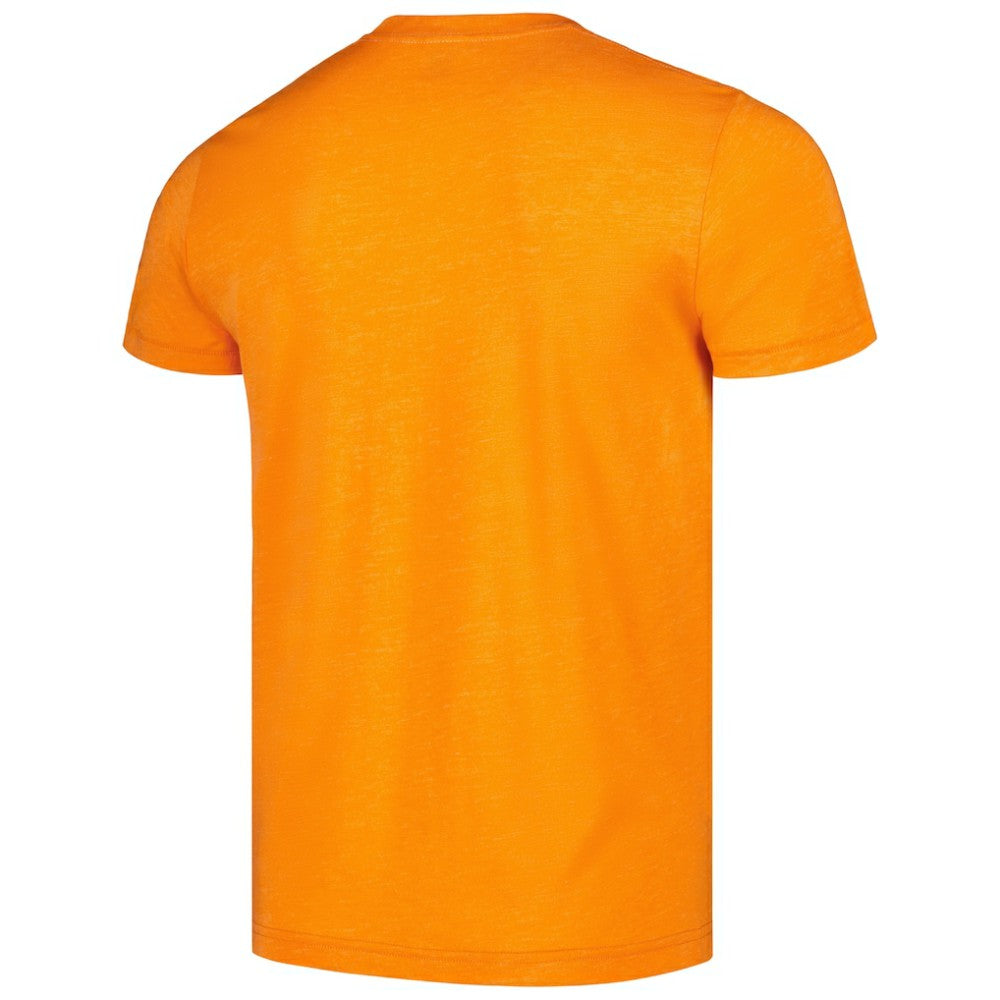 Detroit Tigers Homage Doodle Collection The Corner Tri-Blend T-Shirt - Orange T-shirts