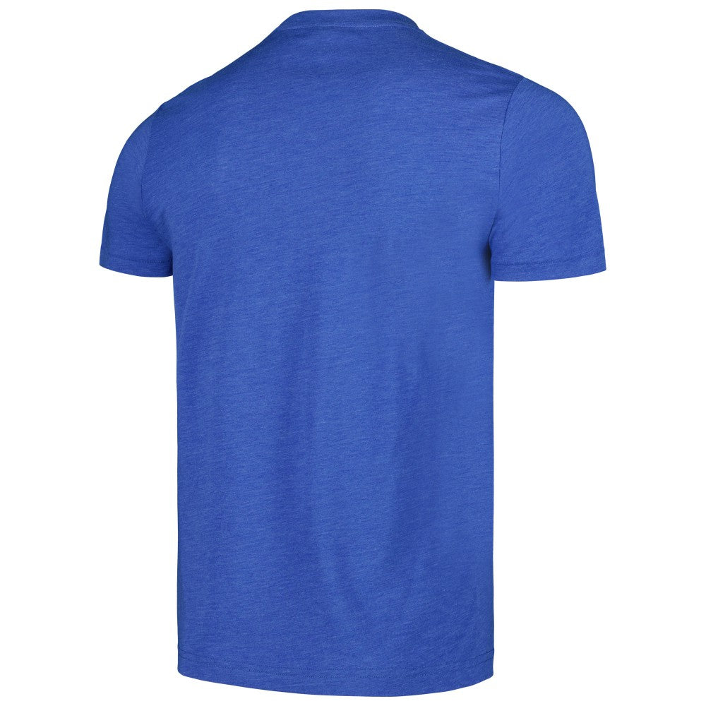 Milwaukee Brewers Homage Doodle Collection The Brew Crew Tri-Blend T-Shirt - Royal T-shirts