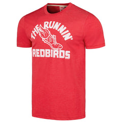 St. Louis Cardinals Homage Doodle Collection The Runnin' Redbirds Tri-Blend T-Shirt - Red T-shirts