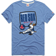 Boston Red Sox Homage x Topps Tri-Blend T-Shirt - Light Blue T-shirts