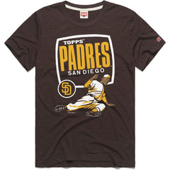 San Diego Padres Homage x Topps Tri-Blend T-Shirt - Brown T-shirts