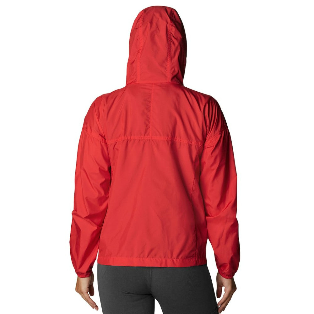 Atlanta Braves Columbia Women's Flash Challenger Full-Zip Windbreaker Jacket - Red Jackets