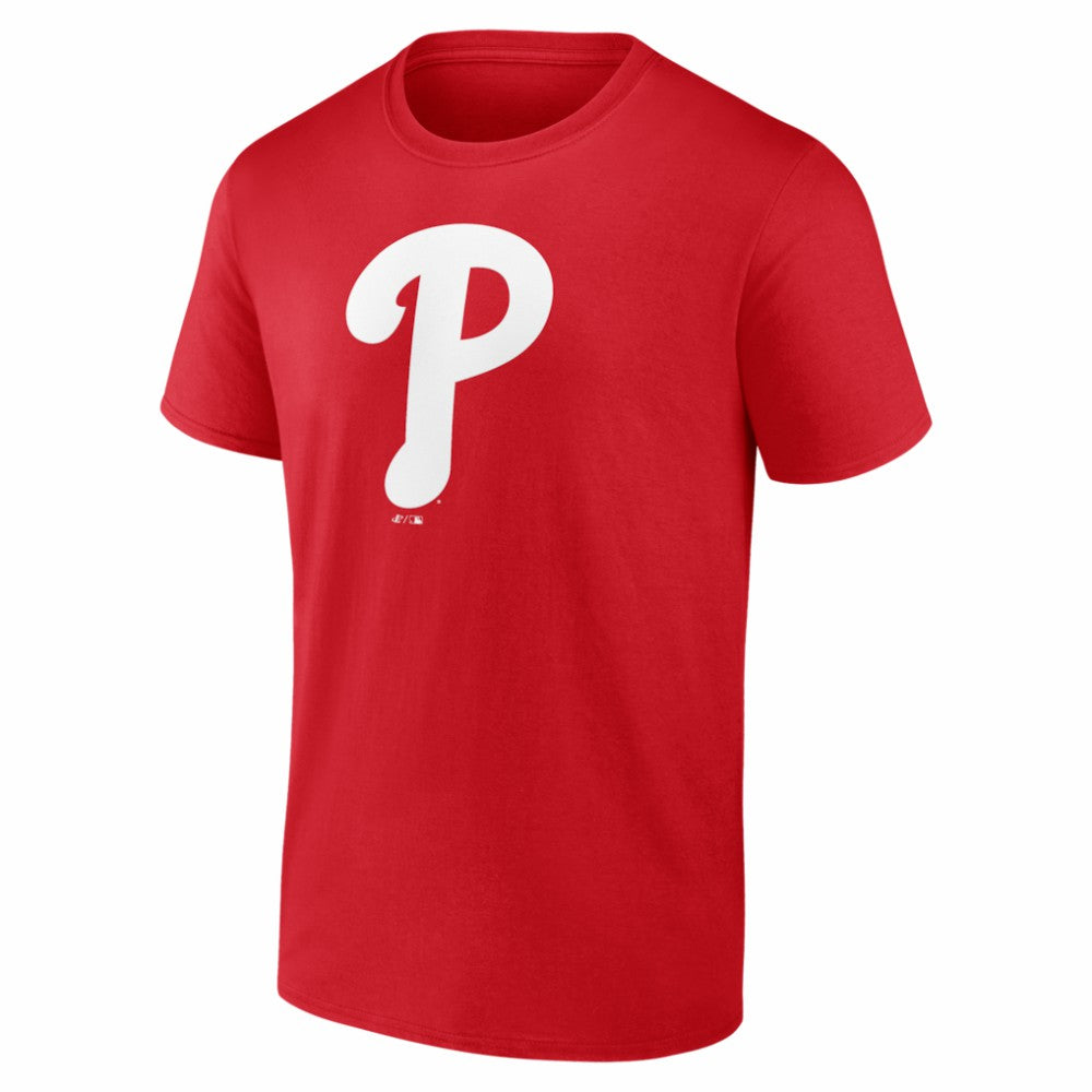 Philadelphia Phillies Logo Athletic Official Logo T-Shirt - Red T-shirts