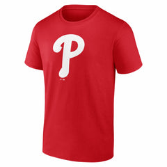 Philadelphia Phillies Logo Athletic Official Logo T-Shirt - Red T-shirts