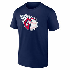 Cleveland Guardians Logo Athletic Official Logo T-Shirt - Navy T-shirts