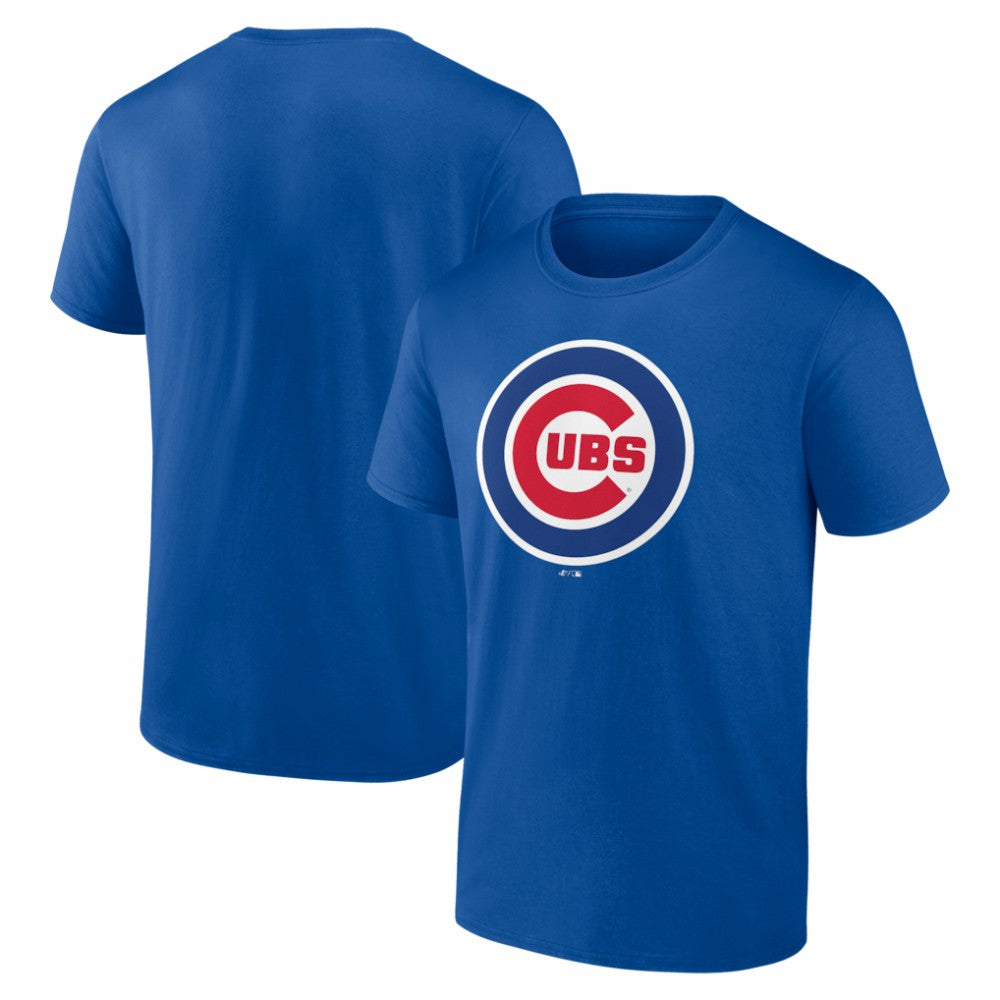 Chicago Cubs Logo Athletic Official Logo T-Shirt - Royal T-shirts