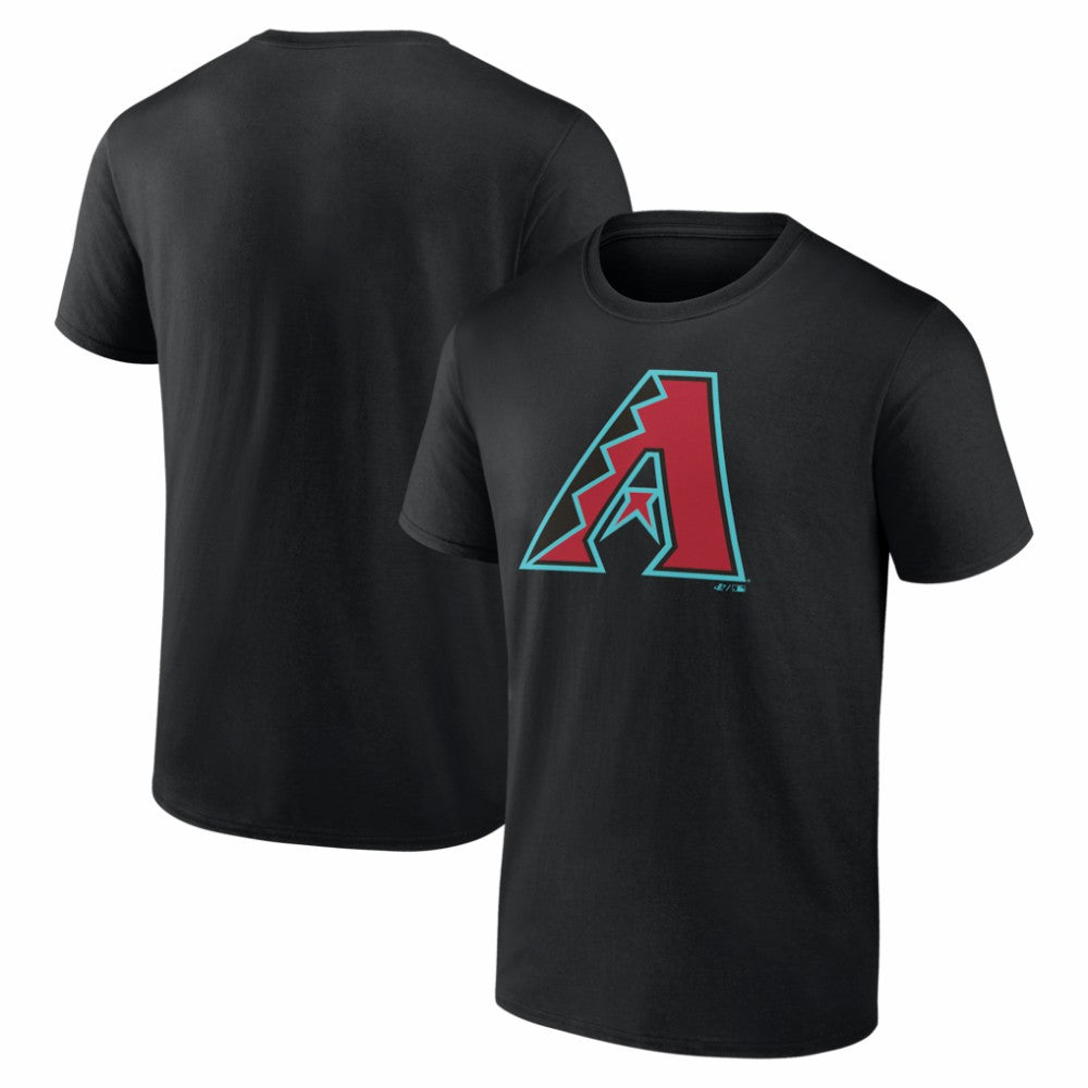 Arizona Diamondbacks Logo Athletic Official Logo T-Shirt - Black T-shirts