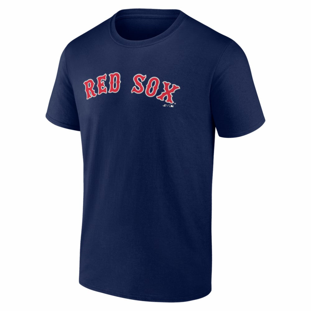 Boston Red Sox Logo Athletic Wordmark T-Shirt - Navy T-shirts