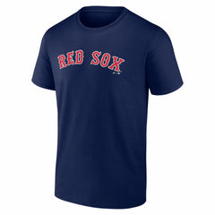 Boston Red Sox Logo Athletic Wordmark T-Shirt - Navy T-shirts