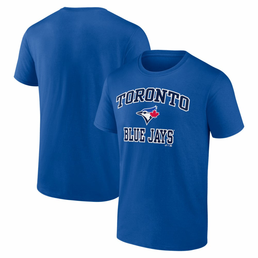 Toronto Blue Jays Logo Athletic Heart and Soul T-Shirt - Royal T-shirts