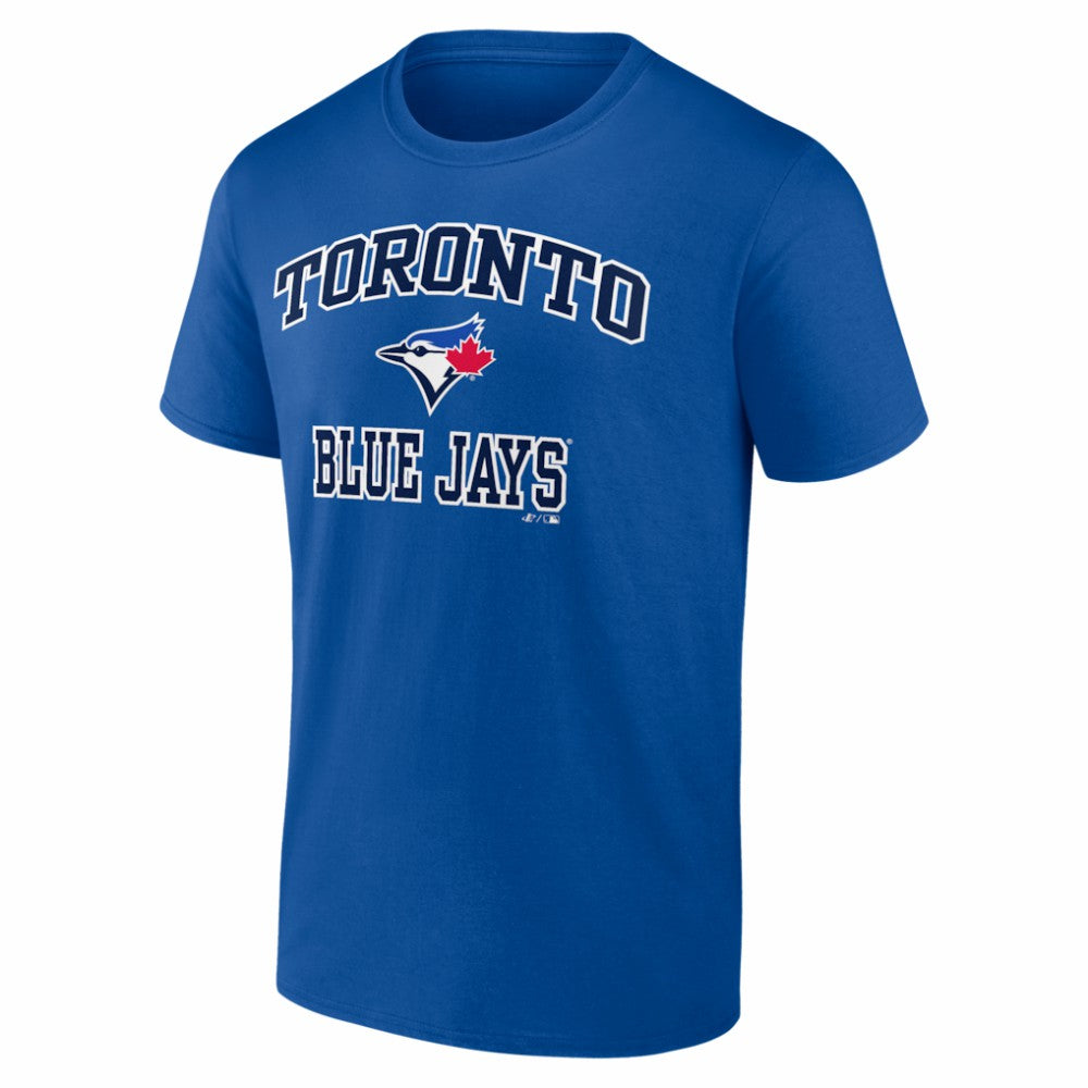 Toronto Blue Jays Logo Athletic Heart and Soul T-Shirt - Royal T-shirts