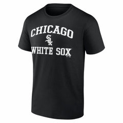 Chicago White Sox Logo Athletic Heart and Soul T-Shirt - Black T-shirts