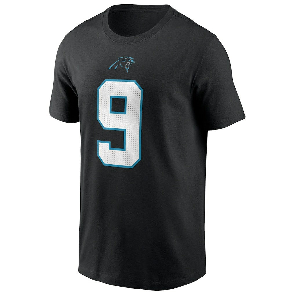 Bryce Young Carolina Panthers Player Name & Number T-Shirt Black