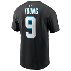 Bryce Young Carolina Panthers Player Name & Number T-Shirt Black