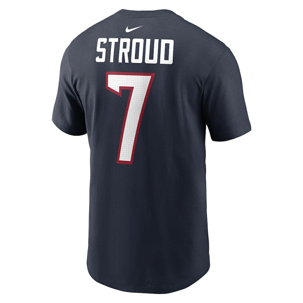 C.J. Stroud Houston Texans Player Name & Number T-Shirt Navy