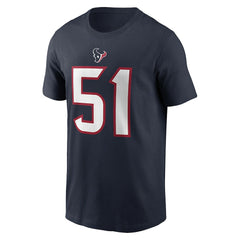 Will Anderson Jr. Houston Texans Player Name & Number T-Shirt Navy