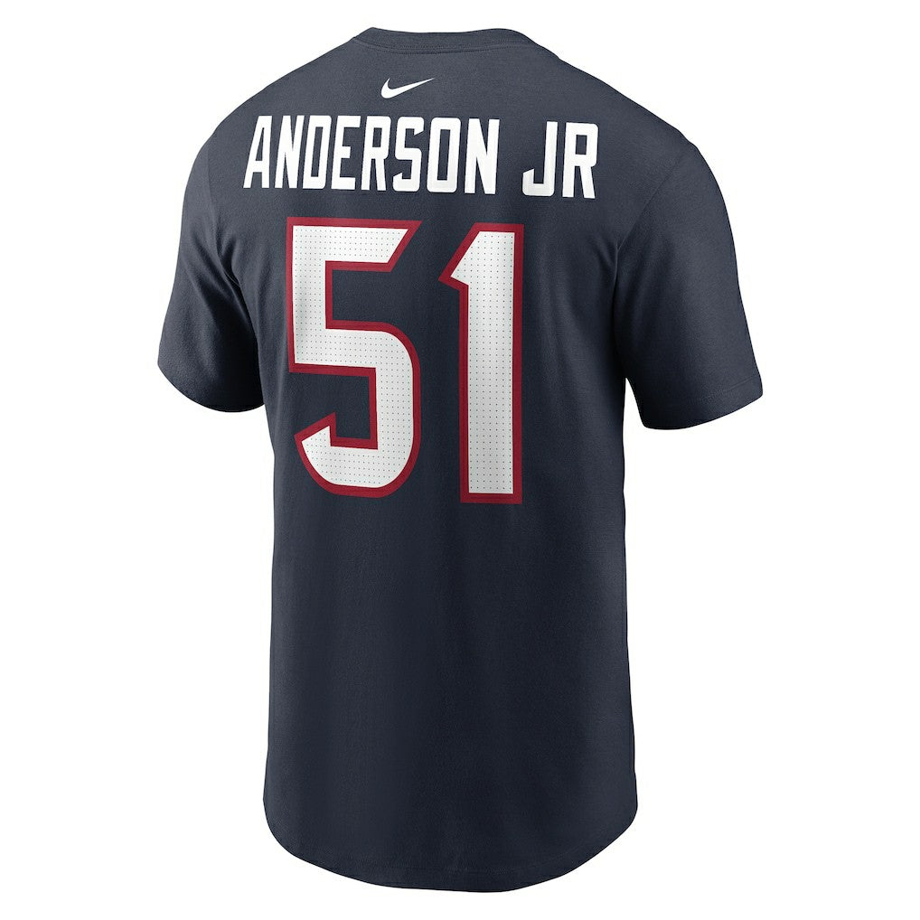Will Anderson Jr. Houston Texans Player Name & Number T-Shirt Navy