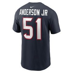 Will Anderson Jr. Houston Texans Player Name & Number T-Shirt Navy