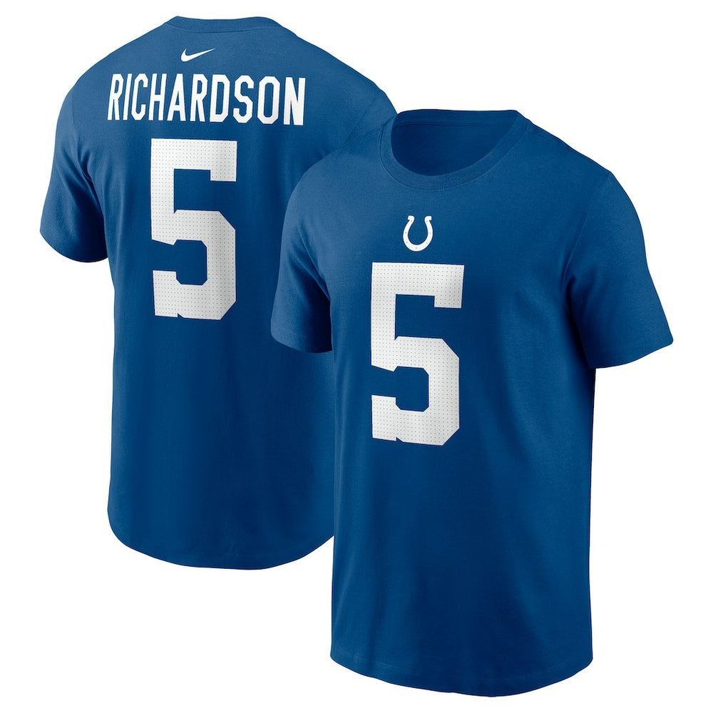 Anthony Richardson Indianapolis Colts Player Name & Number T-Shirt Royal