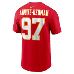 Felix Anudike-Uzomah Kansas City Chiefs Player Name & Number T-Shirt Red