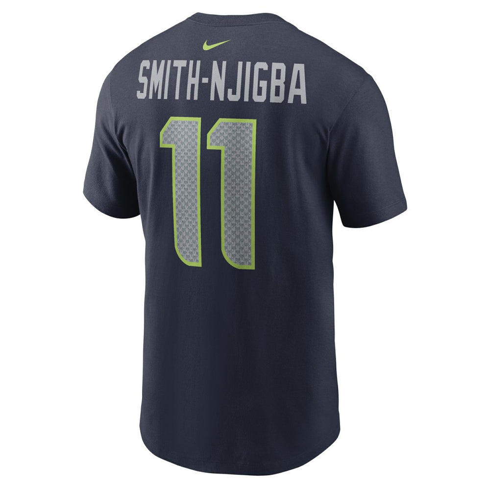 Jaxon Smith-Njigba Seattle Seahawks Player Name & Number T-Shirt Navy