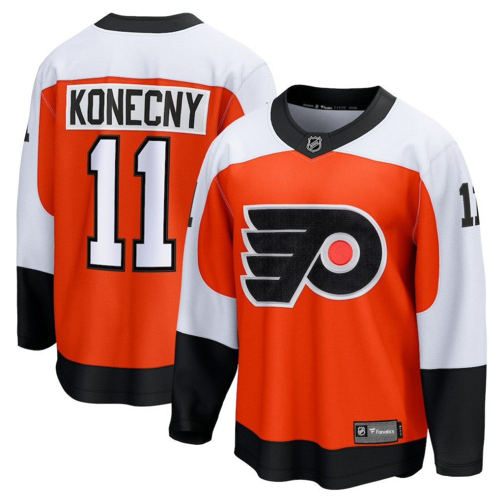 NHL Travis Konecny Philadelphia Flyers Fanatics Home Breakaway Jersey - Orange