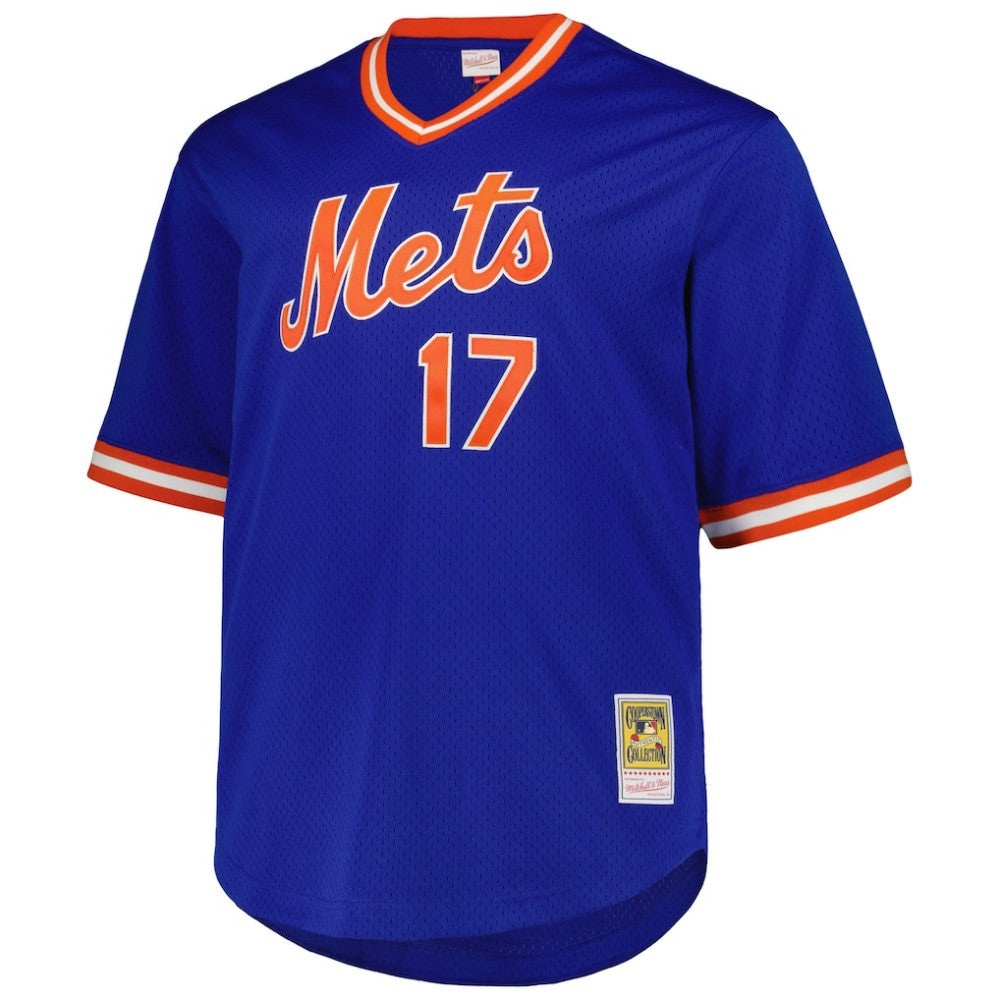 Keith Hernandez New York Mets Mitchell & Ness 1986 Cooperstown Collection Mesh Pullover Jersey - Royal Jerseys