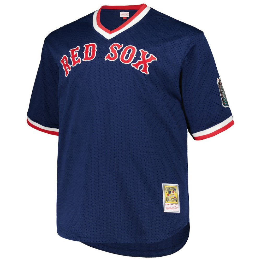 Pedro Martinez Boston Red Sox Mitchell & Ness 1999 Cooperstown Collection Mesh Pullover Jersey - Navy Jerseys