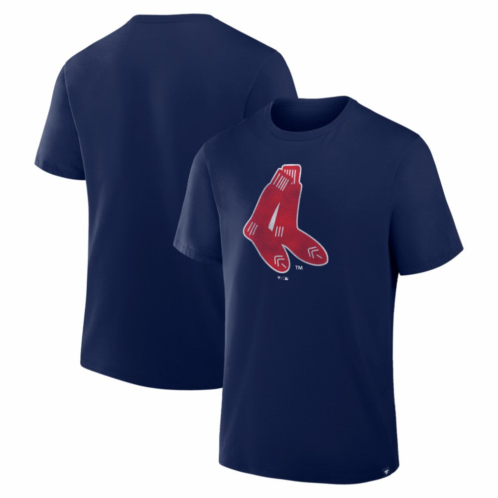 Boston Red Sox Fanatics Vintage Logo Legacy T-Shirt - Navy T-shirts