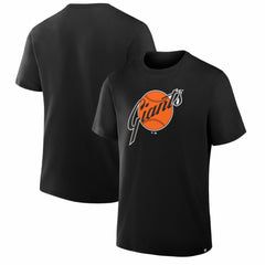 San Francisco Giants Fanatics Vintage Logo Legacy T-Shirt - Black T-shirts