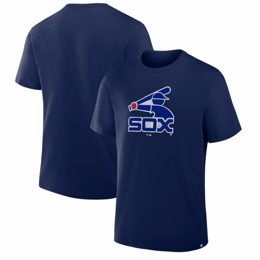 Chicago White Sox Fanatics Vintage Logo Legacy T-Shirt - Navy T-shirts