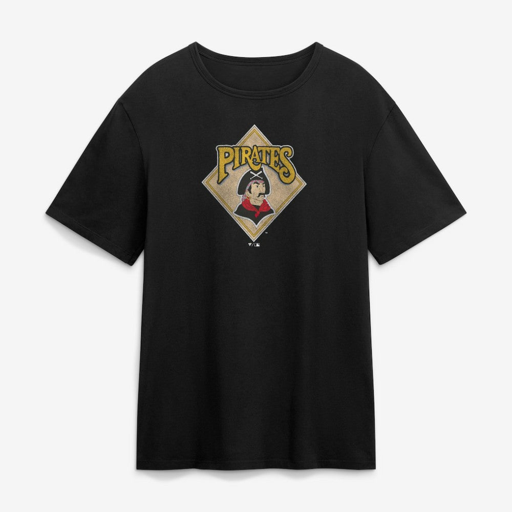 Pittsburgh Pirates Fanatics Alternate Logo Legacy T-Shirt - Black T-shirts