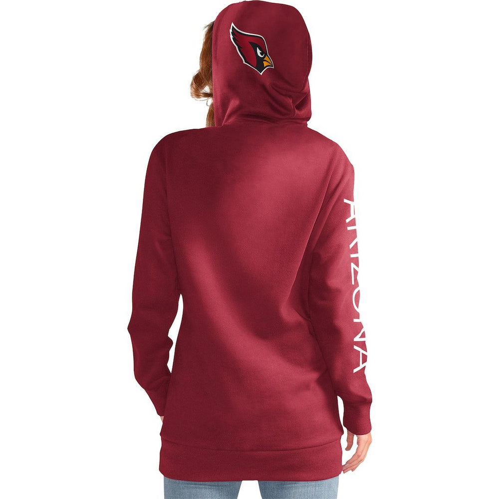 Arizona Cardinals G-III 4Her by Carl Banks Women's Extra Inning Pullover Hoodie Cardinal