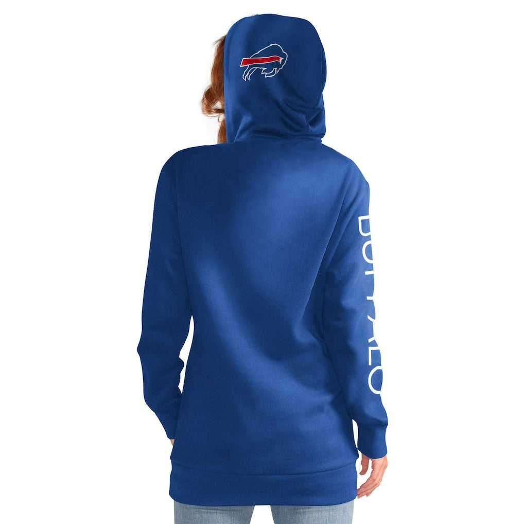 Buffalo Bills G-III 4Her by Carl Banks Women's Extra Inning Pullover Hoodie Royal